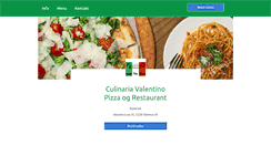 Desktop Screenshot of culinariavalentino.dk